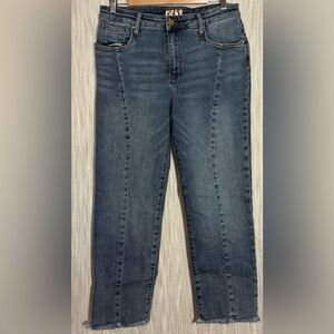 Kut from the Kloth Medium Blue Straight Leg Jeans